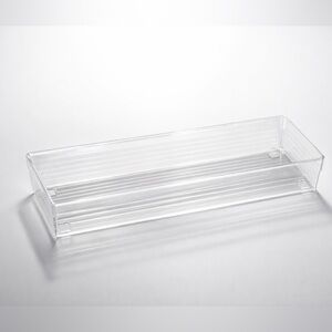 Clear Acrylic Storage Tray 12x4x2